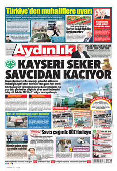 AYDINLIK GAZETESİ 18 Temmuz 2024 Gazete Manşeti Küçük