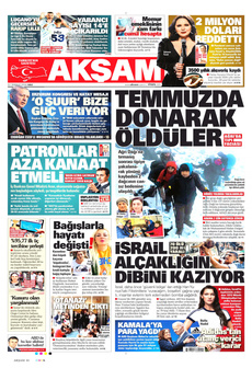 AKŞAM 23 Temmuz 2024 Gazete Manşeti Küçük