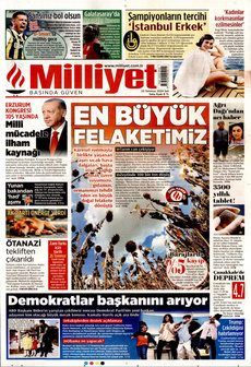 MİLLİYET 23 Temmuz 2024 Gazete Manşeti Küçük