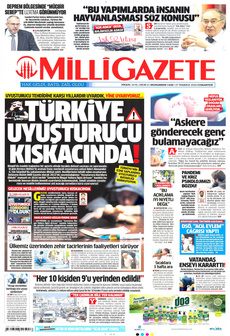 MİLLİ GAZETE 27 Temmuz 2024 Gazete Manşeti Küçük