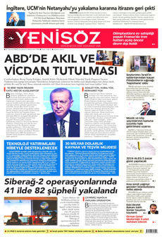 YENİ SÖZ GAZETESİ 27 Temmuz 2024 Gazete Manşeti Küçük