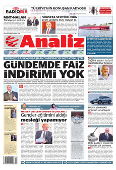 ANALİZ 27 Temmuz 2024 Gazete Manşeti Küçük