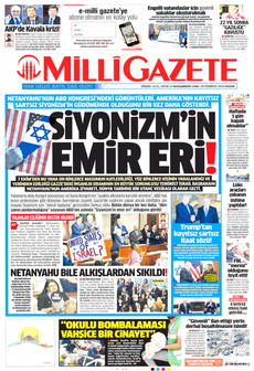 MİLLİ GAZETE 28 Temmuz 2024 Gazete Manşeti Küçük