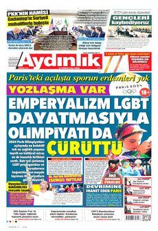 AYDINLIK GAZETESİ 28 Temmuz 2024 Gazete Manşeti Küçük