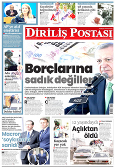 DİRİLİŞ POSTASI 28 Temmuz 2024 Gazete Manşeti Küçük