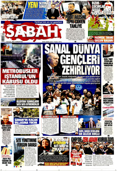 SABAH 7 Eylül 2024 Gazete Manşeti Küçük