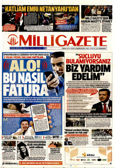 MİLLİ GAZETE 19 Eylül 2024 Gazete Manşeti Küçük