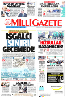 MİLLİ GAZETE 2 Ekim 2024 Gazete Manşeti Küçük