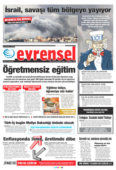 EVRENSEL 2 Ekim 2024 Gazete Manşeti Küçük