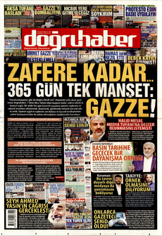 DOĞRU HABER 8 Ekim 2024 Gazete Manşeti Küçük