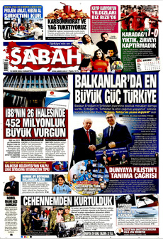 SABAH 12 Ekim 2024 Gazete Manşeti Küçük