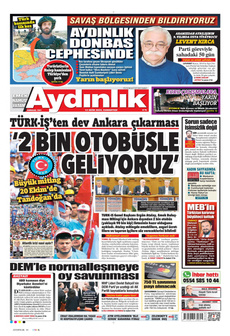 AYDINLIK GAZETESİ 12 Ekim 2024 Gazete Manşeti Küçük