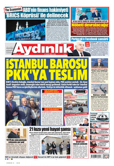 AYDINLIK GAZETESİ 22 Ekim 2024 Gazete Manşeti Küçük