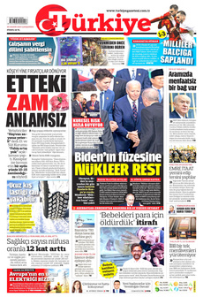 TÜRKİYE GAZETESİ 20 Kasım 2024 Gazete Manşeti Küçük