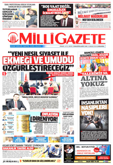 MİLLİ GAZETE 4 Aralık 2024 Gazete Manşeti Küçük