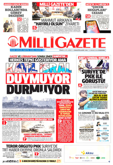 MİLLİ GAZETE 12 Aralık 2024 Gazete Manşeti Küçük