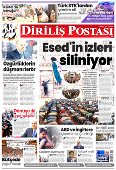 DİRİLİŞ POSTASI 21 Aralık 2024 Gazete Manşeti Küçük