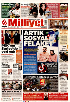 MİLLİYET 23 Aralık 2024 Gazete Manşeti Küçük