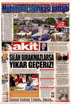 YENİ AKİT 25 Aralık 2024 Gazete Manşeti Küçük