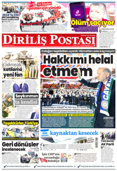 DİRİLİŞ POSTASI 6 Ocak 2025 Gazete Manşeti Küçük