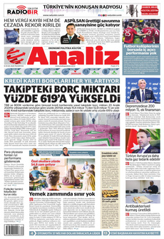 ANALİZ 6 Ocak 2025 Gazete Manşeti Küçük