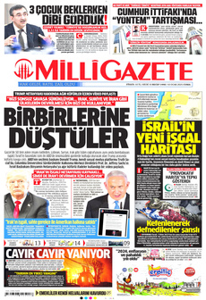 MİLLİ GAZETE 10 Ocak 2025 Gazete Manşeti Küçük