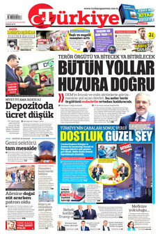 TÜRKİYE GAZETESİ 13 Ocak 2025 Gazete Manşeti Küçük