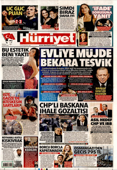 HÜRRİYET 14 Ocak 2025 Gazete Manşeti Küçük