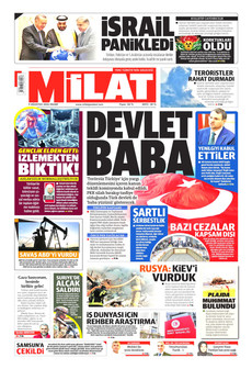 MİLAT 9 Ağustos 2026 Gazete Manşeti Küçük