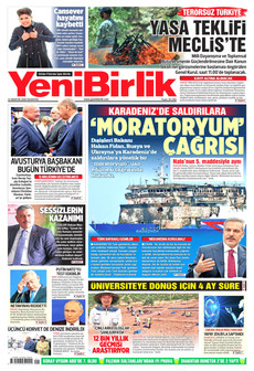 YENİBİRLİK 10 Ağustos 2026 Gazete Manşeti Küçük